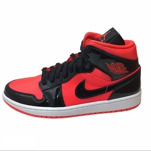 bright crimson black jordan 1